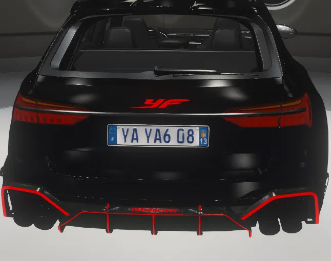 Audi RS6 LED FiveM – vue 2